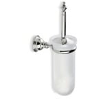 StilHaus EL12 Toilet Brush Holder, Classic Style, Wall Mounted, Glass